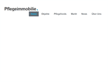 Tablet Screenshot of pflegeimmobilie.de